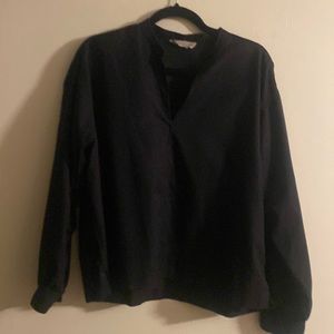 Black 100% cotton blouse Everlane size 8